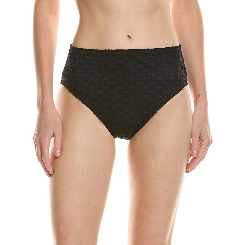 Carmen Marc Valvo Womens  Crochet High Bottom, Black